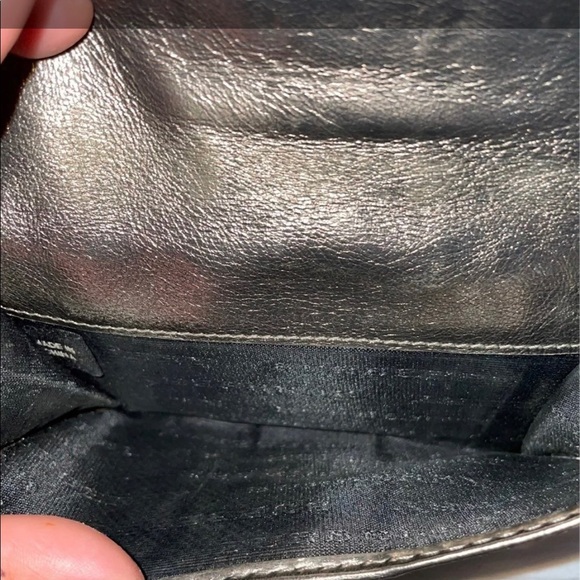 (SOLD) Burberry Nova Check wallet Metallic As-Is (Authenticated) - Picture 5 of 8